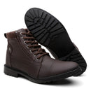 Kit Bota Masculina Casual Coturno + Relógio Ponteiro
