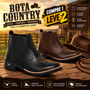 Botina Texana Masculina Country Confortável - Compre 1 Leve 2
