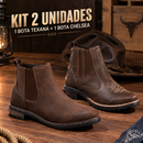 Kit 2 Botas Masculinas — Country Texana + Chelsea