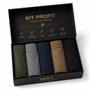 Kit 5 Cuecas Boxer Masculinas Respiráveis profit Monarck