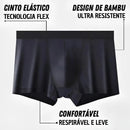 Kit com 10 cuecas boxer Fibra de Bambu